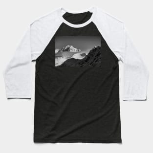 Mont Blanc Les Arcs French Alps France Baseball T-Shirt